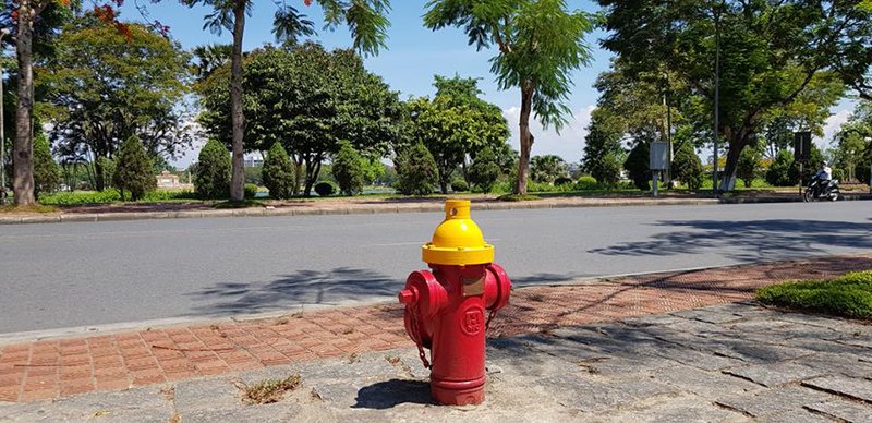 Khoảng cách giữa các trụ cứu hoả